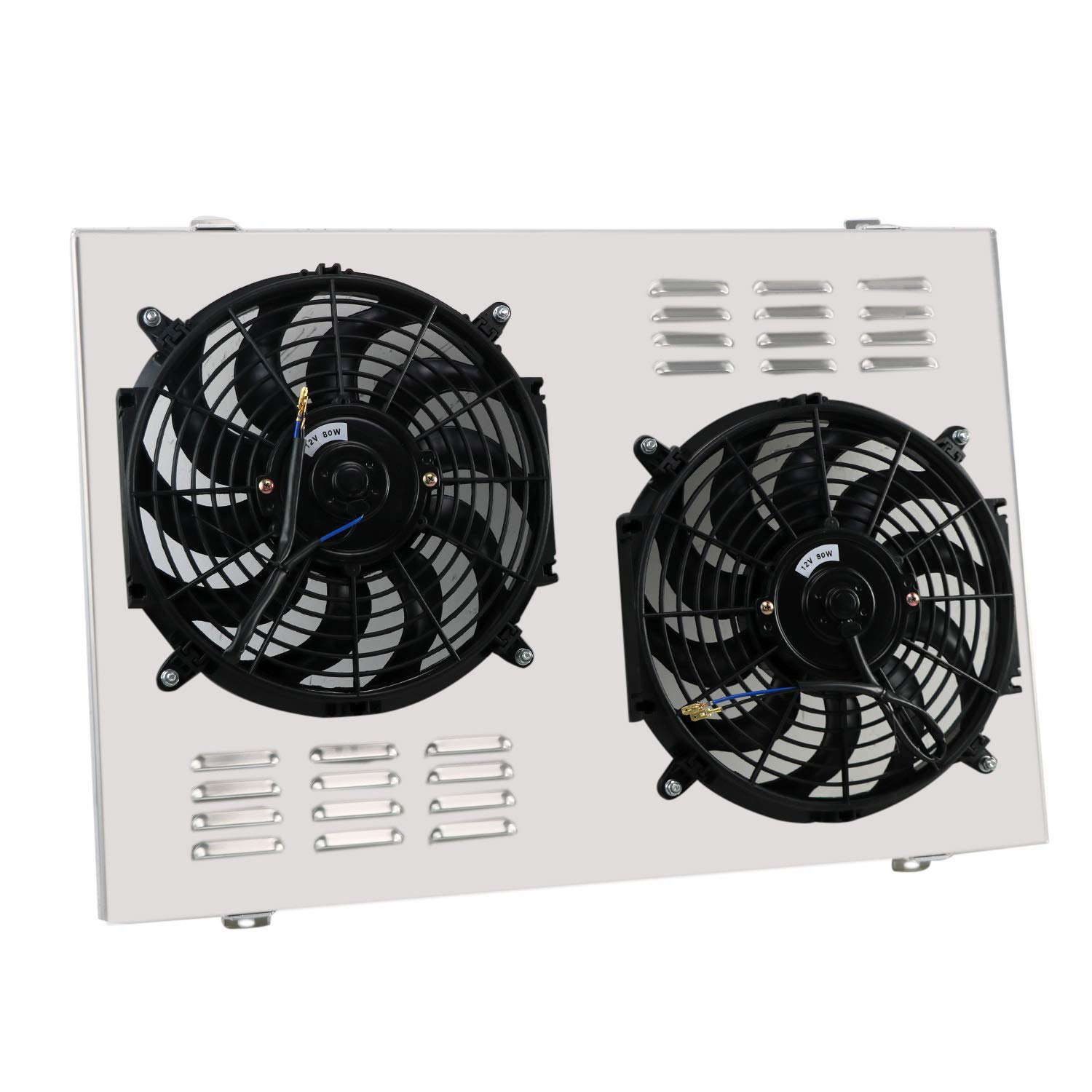 ECMRAD Aluminum Radiator Shroud with 2x12