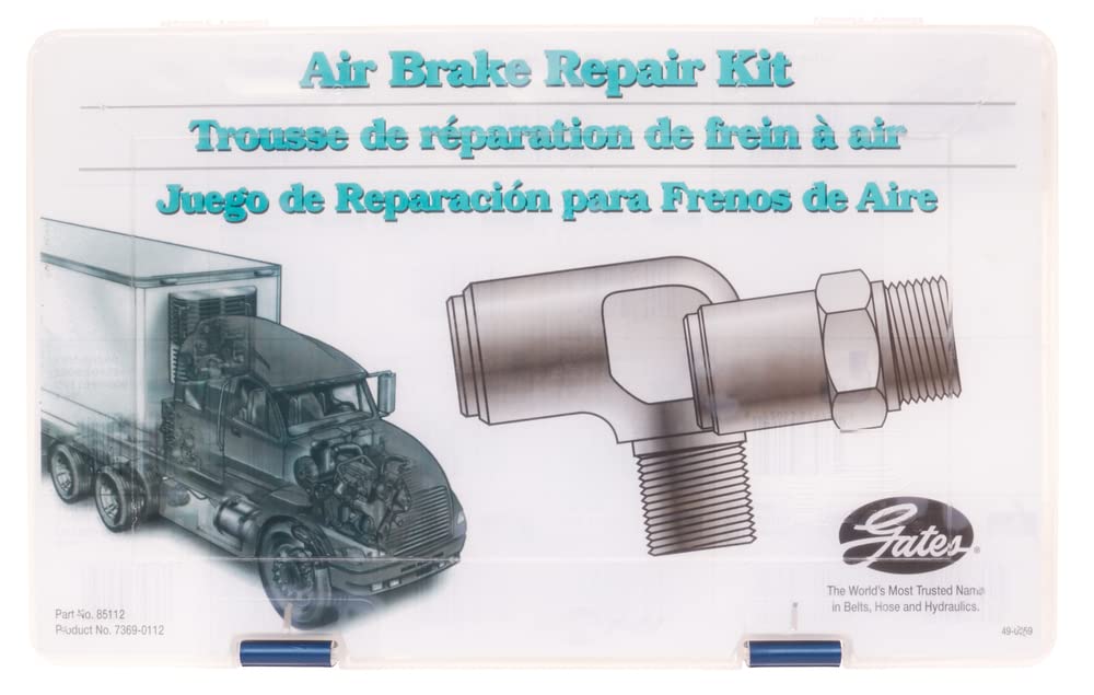 Gates Racing 85112 Air Brake Repair Kit - Heavy Duty Truck & Trailer Brake System Maintenance - Perfect for Commercial Vehicles & Fleet Maintenance