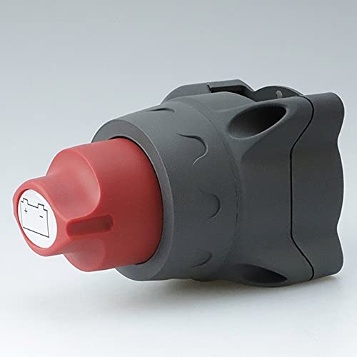 700RV Heavy Duty Battery Isolator Disconnect Switch - Universal Fit for Cars, Trucks, Tractors, RVs & Racing Vehicles (Black Red) - Prevent Battery Drain & Enhance Safety During Storage or Maintenance