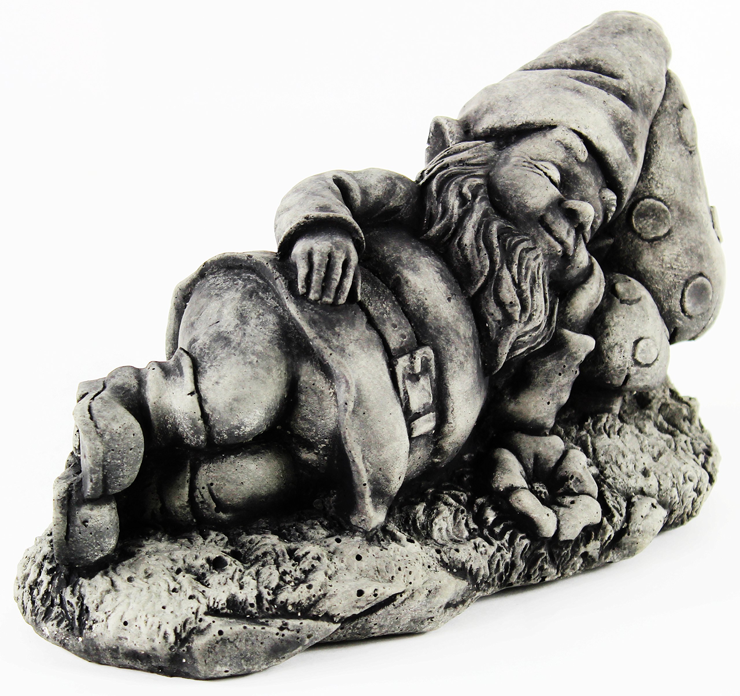 Sleeping Garden Gnome Statue - Outdoor Decor for Lawn, Yard, and Patio - Perfect for Home Garden Decoration and Gift Ideas