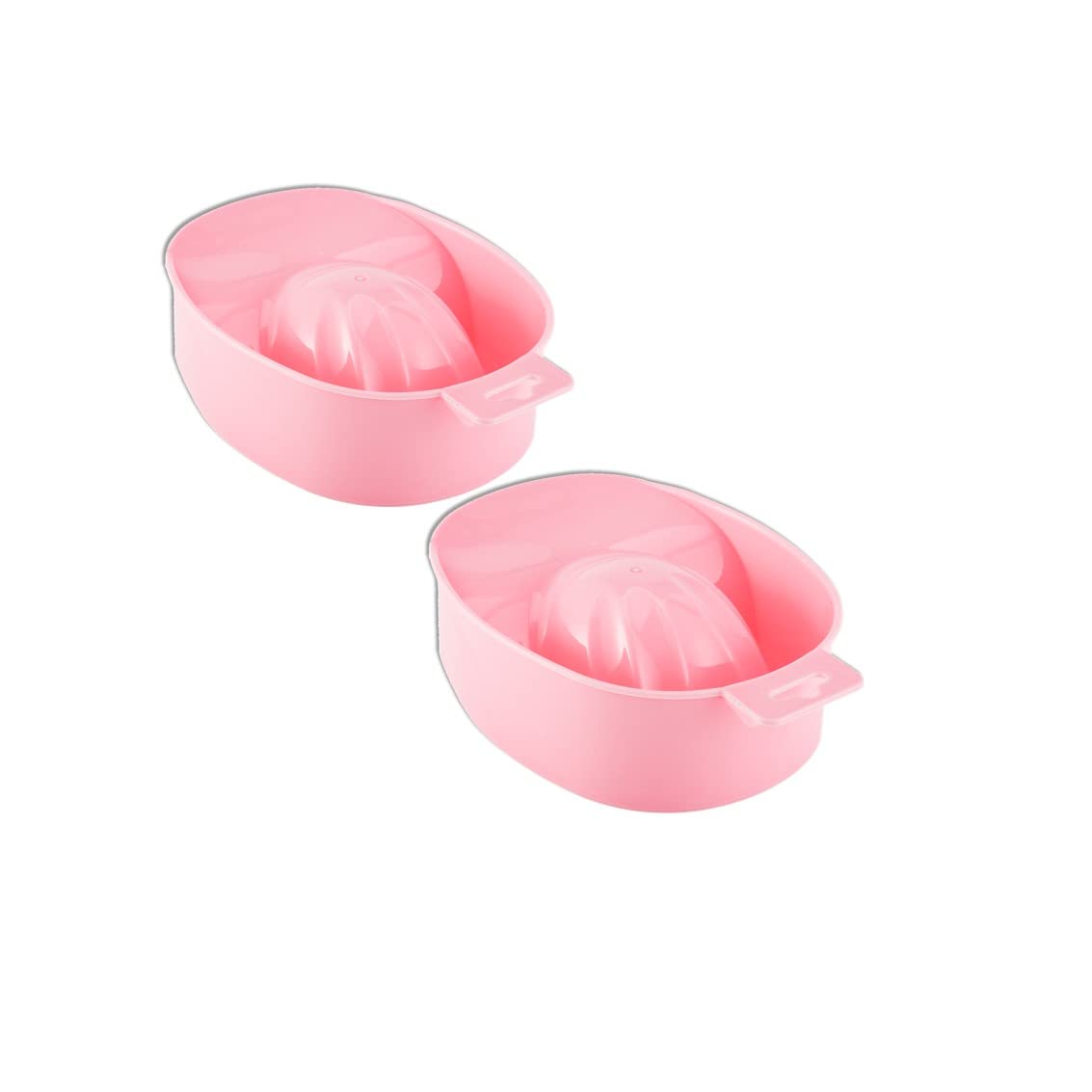 YICARE 2-Piece Nail Soaking Bowl Set for Manicure & Pedicure - Acrylic Nail Remover Soak Bowl with Hand Tray - Professional Salon Tools for DIY Nail Art Care & Home Spa Treatments