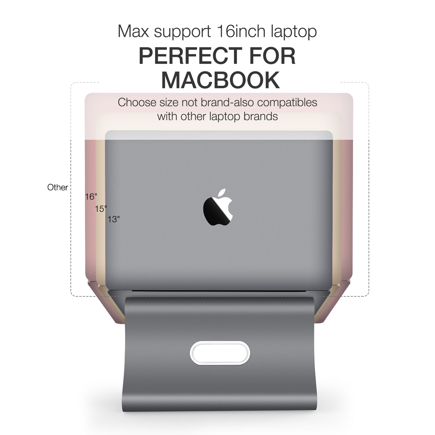 Best Aluminum Laptop Stand - Ergonomic & Cooling Computer Holder for Desk - Perfect for Home Office, Gaming & Workstation Setup
