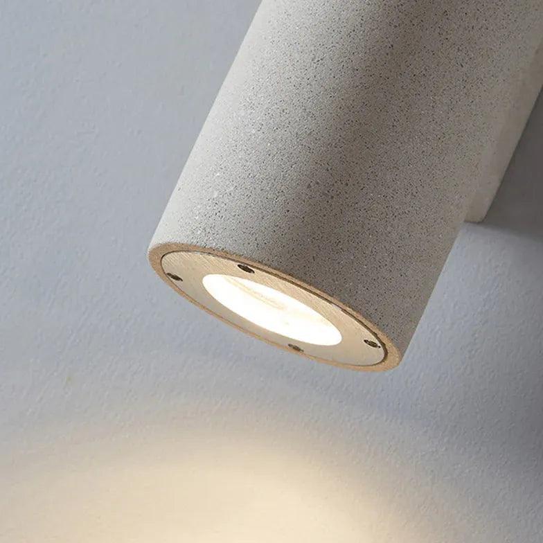 Textured Cylinder Outdoor Wall Lights - Up and Down Lighting for Patio, Garden, and Exterior Decor | Weatherproof & Modern Design