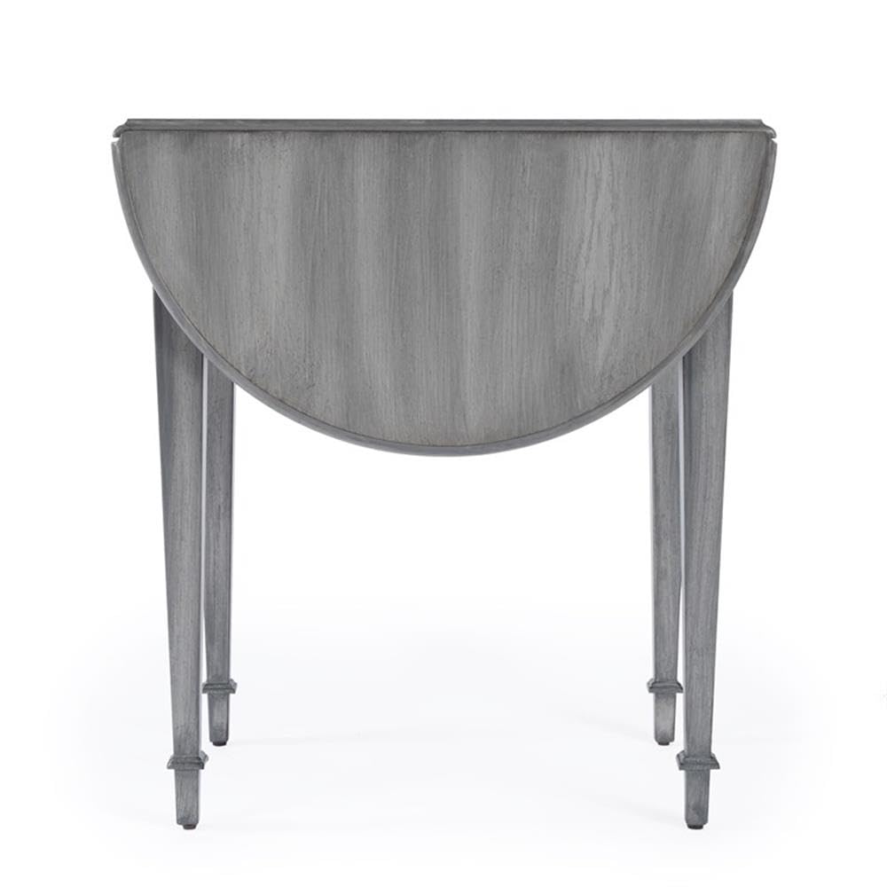 Butler Specialty Glenview Pembroke Table - Powder Gray Wood Finish - Perfect for Living Room, Bedroom, or Home Office Furniture