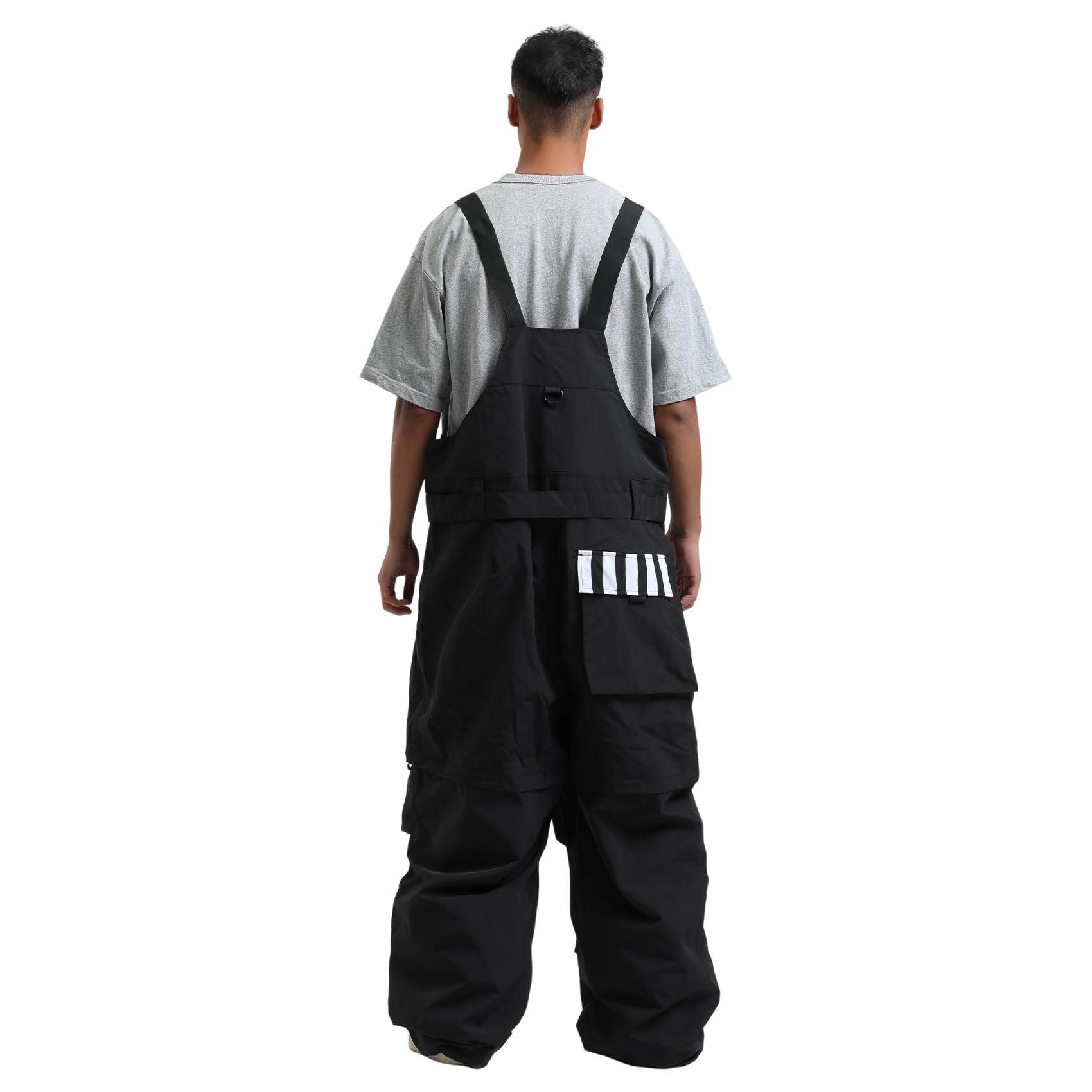 **Men's & Women's Waterproof Windproof Insulated Snowboard Bib Overalls - Loose Fit Ski Pants for Winter Sports & Snowboarding**    *(Perfect for Skiing, Snowboarding & Cold Weather Outdoor Activities)*