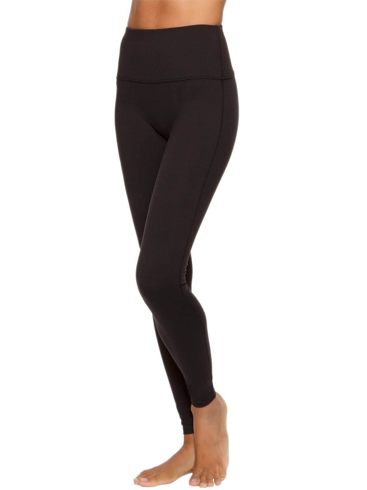 Felina Women's Velvety Soft High-Waisted Yoga Leggings - 2-Pack Black (Large) | 4-Way Stretch, Breathable & Comfortable for Workouts, Lounge & Everyday Wear