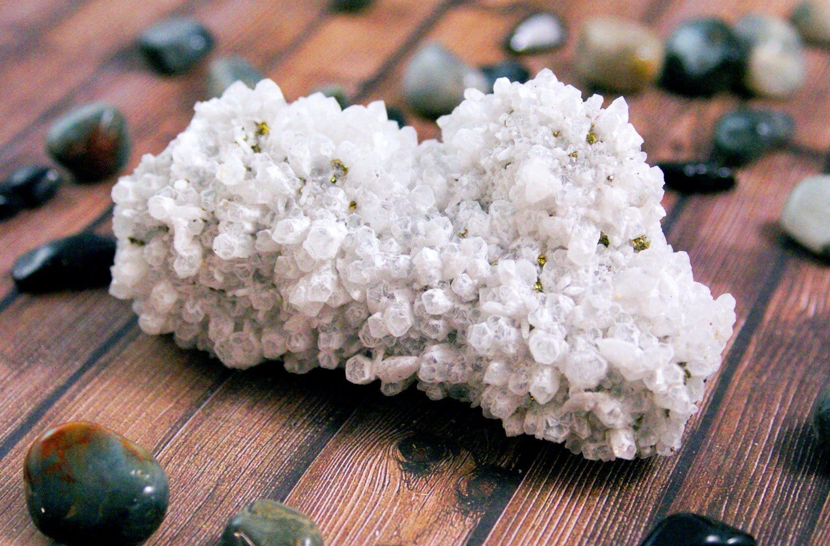 Natural Bulgarian Quartz with Galena - High-Quality Healing Crystal for Meditation, Energy Work & Spiritual Growth
