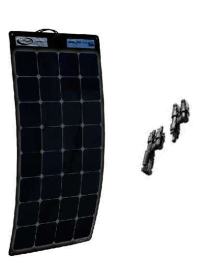 Go Power! Solarflex Eclipse 190W Solar Panel Expansion Kit - Portable Solar Charger for RV, Boat & Off-Grid Power - Perfect for Camping, Emergency Backup & Outdoor Adventures
