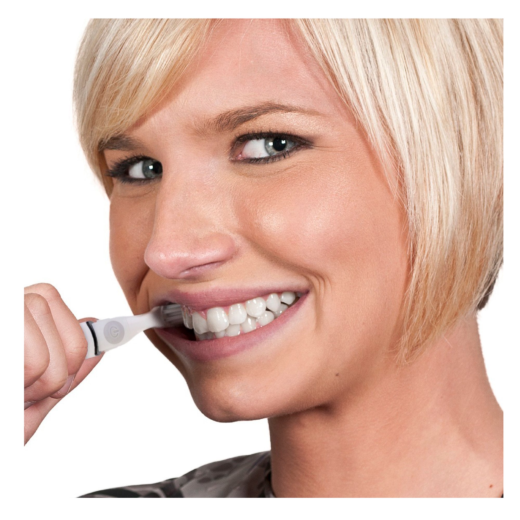 Portable Electric Toothbrush for Travel - Rechargeable USB Toothbrush with 3 Brush Heads, Black | Perfect for Home, Office & On-the-Go Oral Care