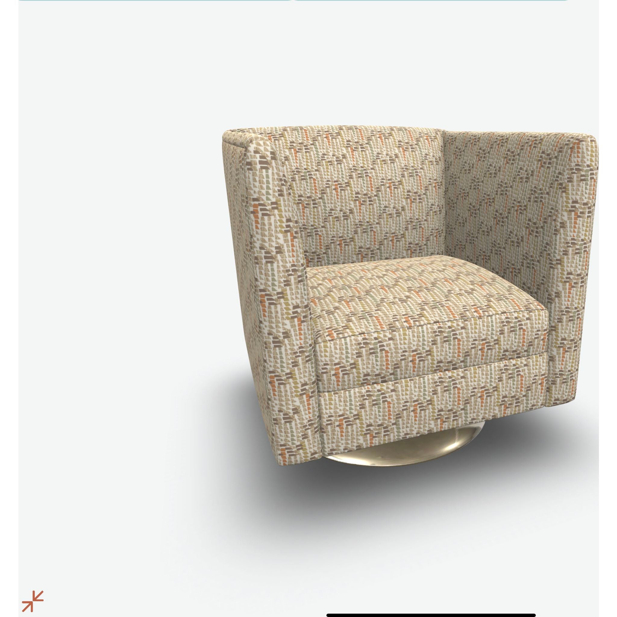 Ada Swivel Chair Regatta Breeze - 360° Rotating Modern Office Chair with Breathable Mesh Back - Perfect for Home Office, Gaming & Workspace