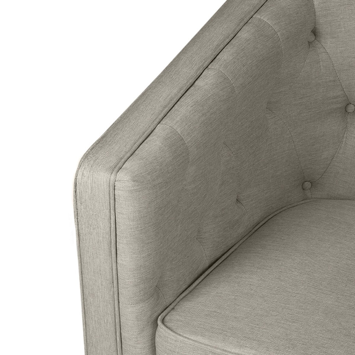Caddo Swivel Chair - 360 Degree Rotating Accent Chair with Linen Upholstery for Living Room, Bedroom, or Office - Modern Home Decor Furniture