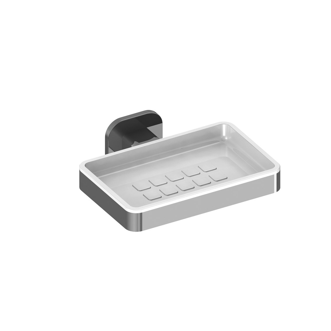 Stainless Steel Wall Mounted Soap Dish - Rustproof Bathroom Soap Holder for Shower, Kitchen & Bathroom - Perfect for Home, Hotel, and Spa Use