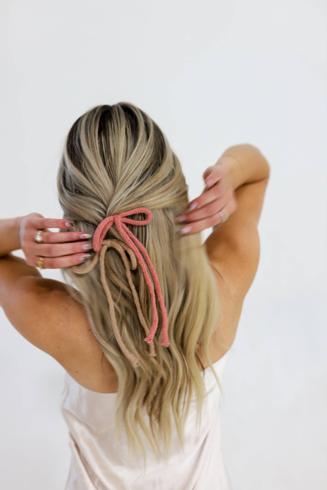 Crochet Hair Bow for Women & Girls - Handmade Boho Headband, Fashion Hair Accessory for Weddings, Parties & Everyday Style