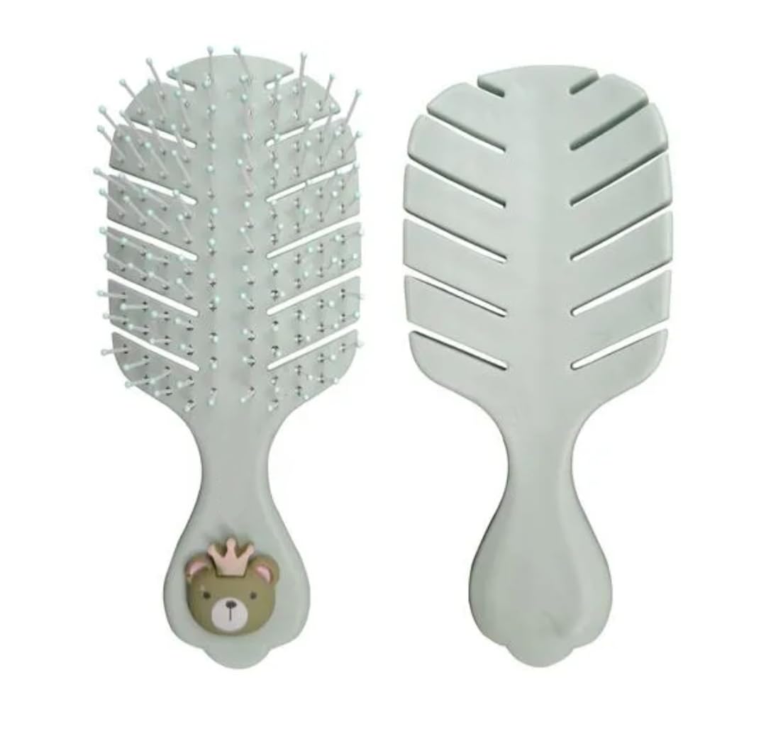 Eco-Friendly Small Hair Brush for Travel - Detangling & Styling Brush with Soft Bristles - Perfect for On-the-Go Hair Care, Gym Bags & Travel Essentials