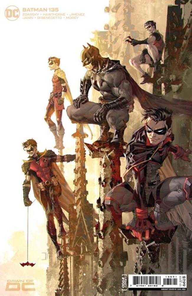 Batman #135 Cover F Kael Ngu Variant - Premium Card Stock Comic Book for Collectors | Perfect for DC Fans, Comic Displays & Investment Collections