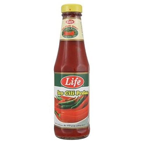 Life Hot Chili Sauce 320g/330g/340g/360g (3-Pack) - Spicy Asian Cooking Condiment for Stir Fry, Noodles & BBQ