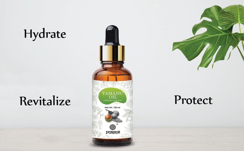 Organic Tamanu Oil - 100% Pure & Certified Organic for Hydration & Skin Rejuvenation | 16.9 Oz | Natural Moisturizer for Face, Body & Hair Care | Perfect for Dry Skin, Acne Scars & Anti-Aging