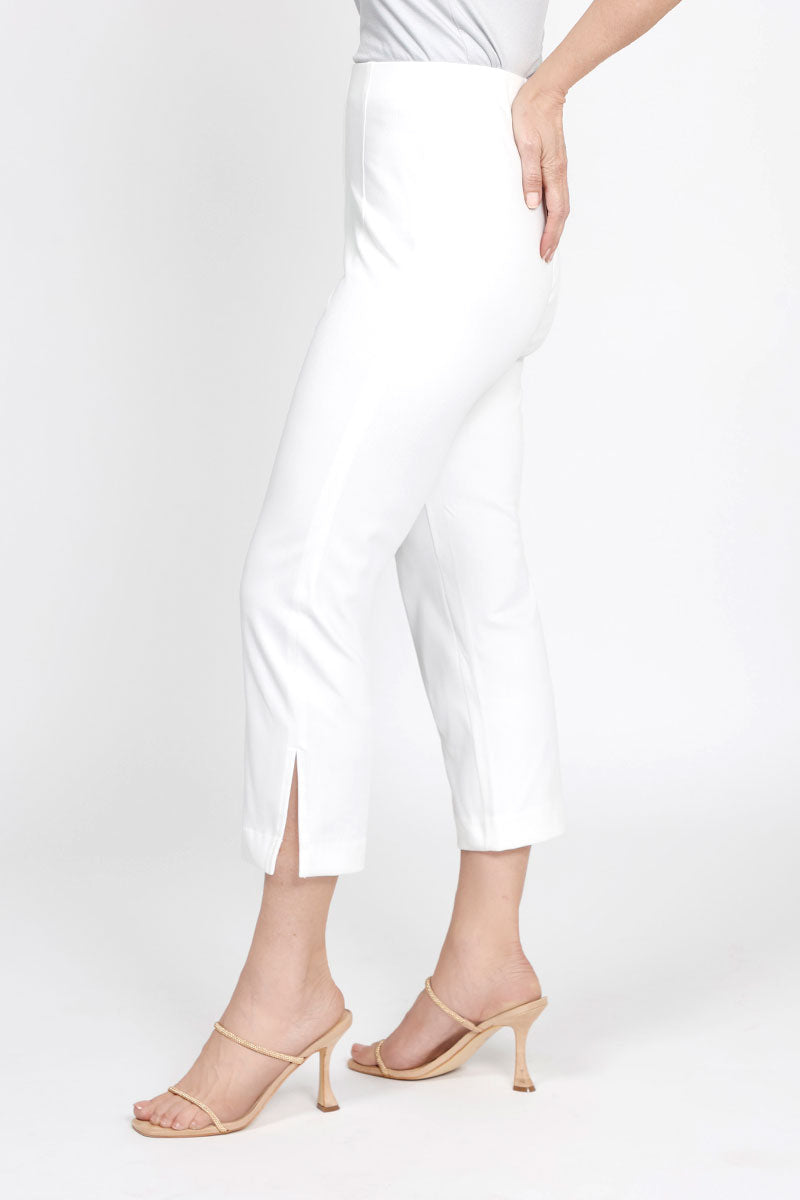 Holland Ave Susan High Waist Denim Crop Pants for Women - Trendy Distressed Jeans with Stretch Comfort - Perfect for Casual Outfits & Summer Street Style