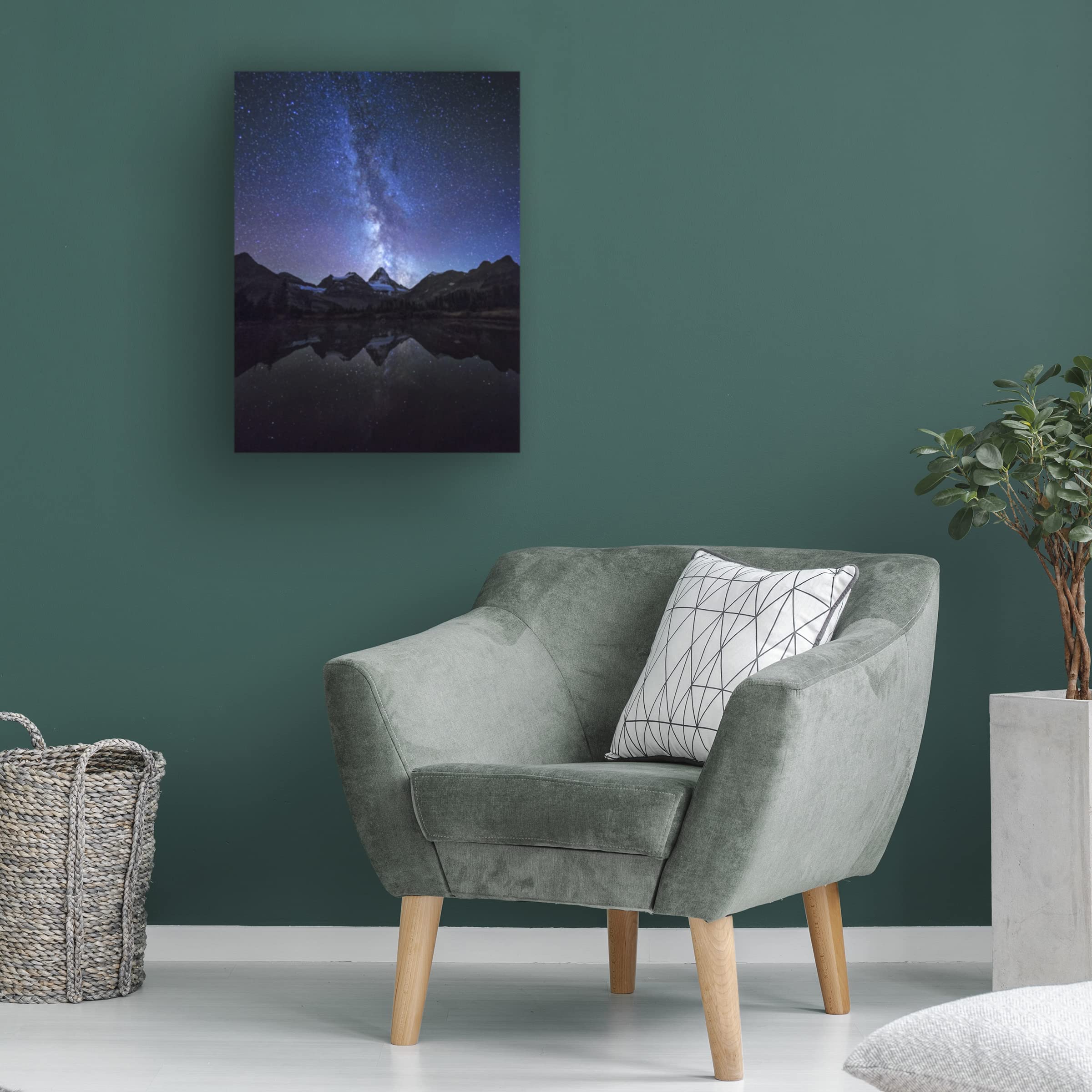Trademark Fine Art 'Million Stars' Canvas Wall Art Print by Naphat Chantaravisoot - Modern Home Decor for Living Room & Bedroom