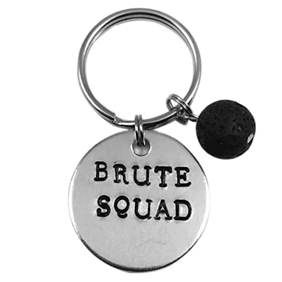 Brute Squad Hand Stamped Princess Bride Keychain - Unique Movie Memorabilia Gift for Fans - Perfect for Keys, Bags & Cosplay Accessories