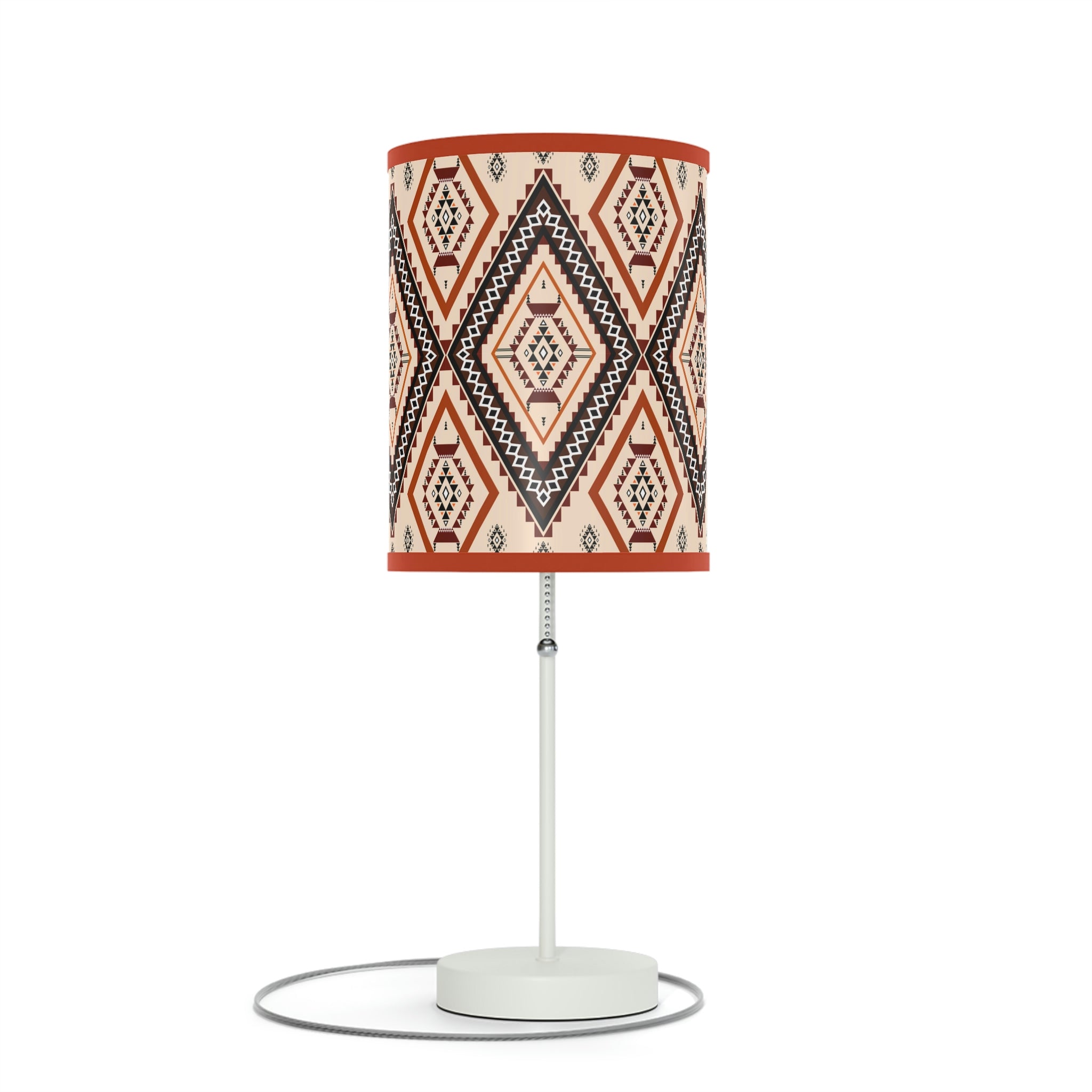 Southwestern Style Table Lamp for Bedroom & Living Room - Adjustable Reading Light with US/CA Plug - Perfect for Nightstands, Sofa Side Tables and Home Office Desks