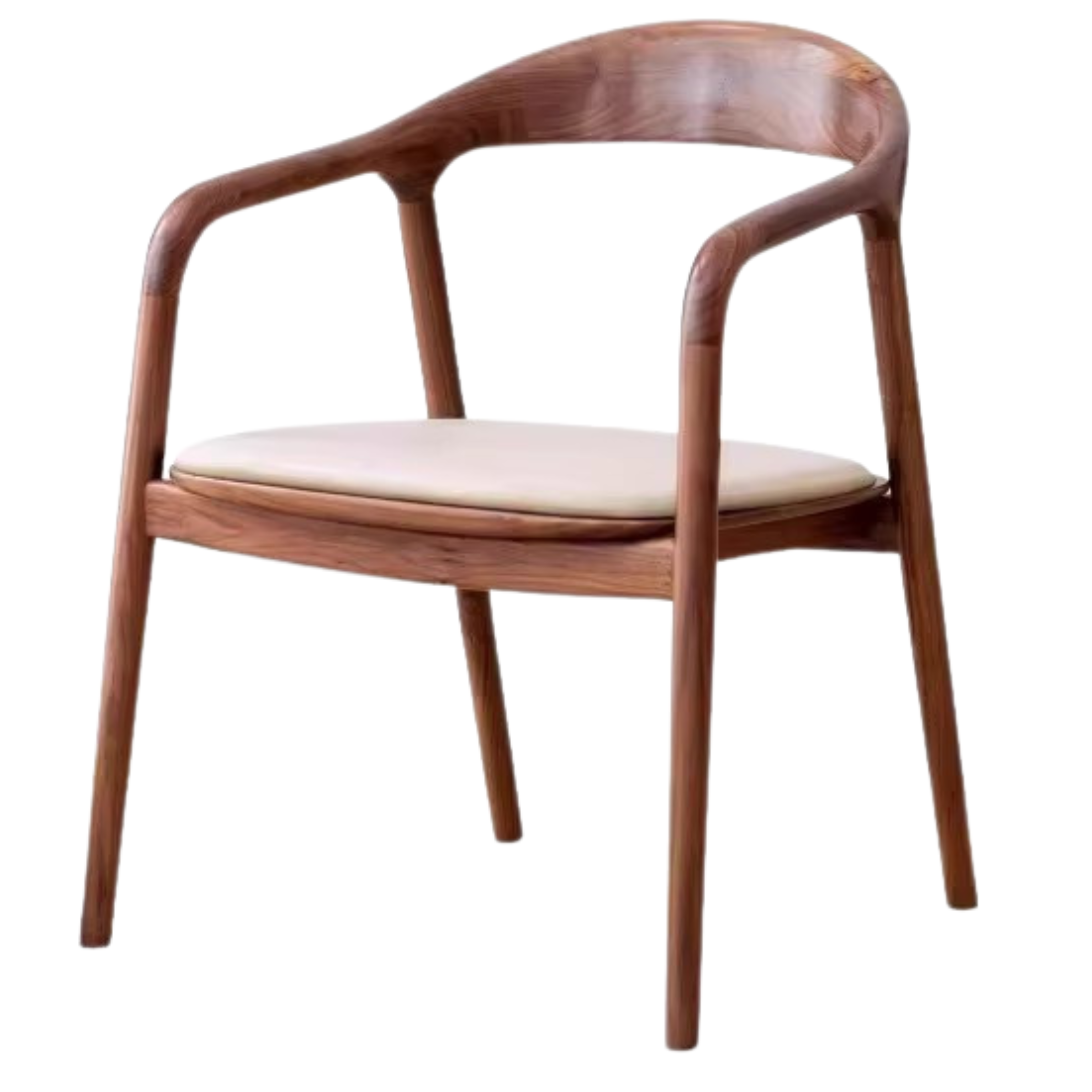 out of stock 23.6x22x29.5 inch / 60x56x75сm / Rich Dark Walnut color/ Black walnut desk chair 2 pcs