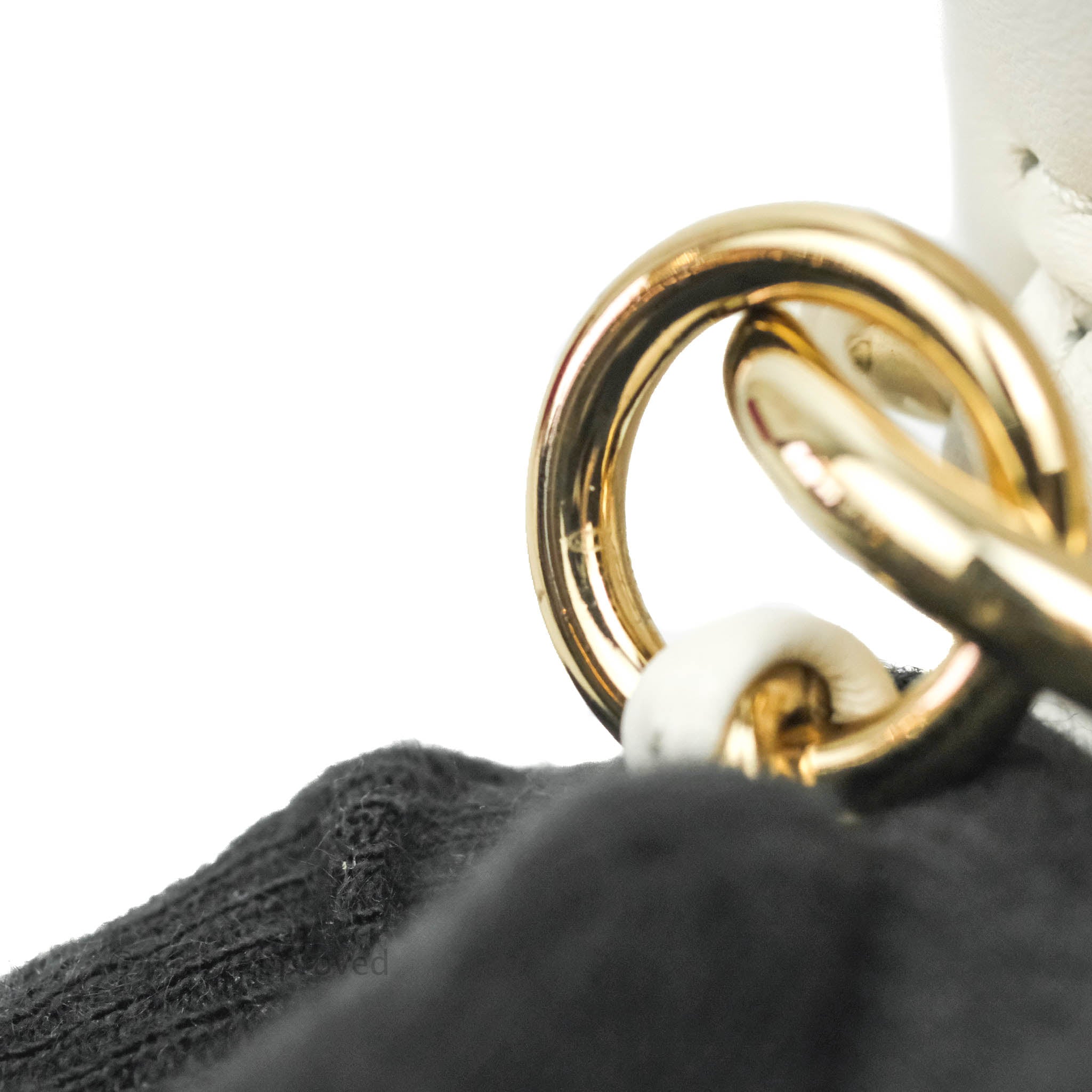 Chanel White Calfskin Circular Handle Zip Around Vanity Case with Gold Hardware - Perfect for Travel, Parties & Everyday Luxury (20S Collection)