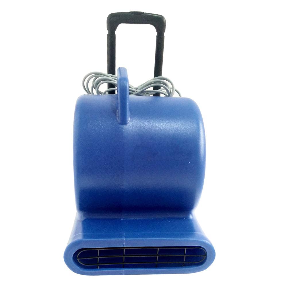 INTBUYING 3-Speed Heavy Duty Air Mover Blower Fan - 1.2HP 5700 CFM High Power Carpet Dryer & Floor Fan (220V, Blue) - Ideal for Water Damage Restoration, Construction Sites, and Quick Drying Floors