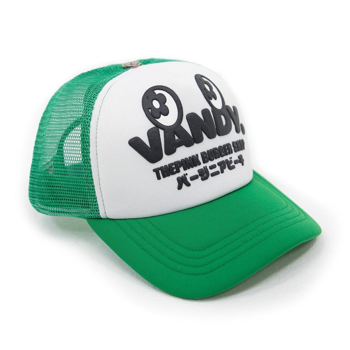 Burgershop Trucker Cap in Kelly Green - Stylish Snapback Hat for Men & Women - Perfect for Outdoor Activities, Sports, and Casual Wear