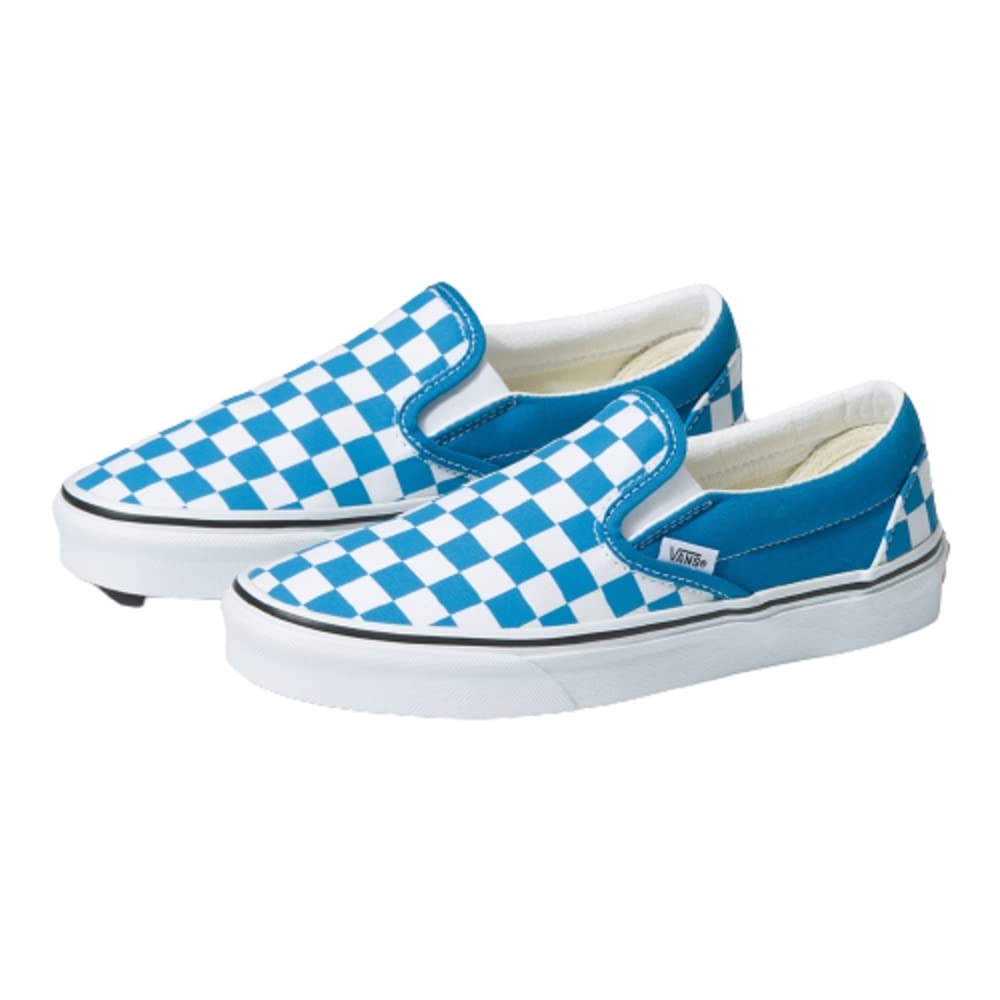 Vans Men's Classic Slip-On Sneakers - Black & White Checkerboard Skate Shoes for Casual Wear & Street Style