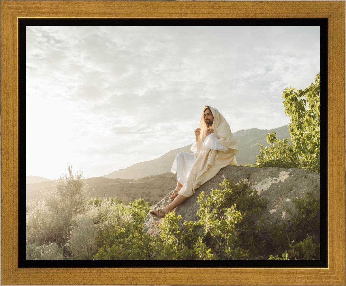 His Only Son Gallery Wrap Canvas - Premium Christian Wall Art for Home Decor, Church & Office - Perfect for Religious Gifts & Inspirational Spaces