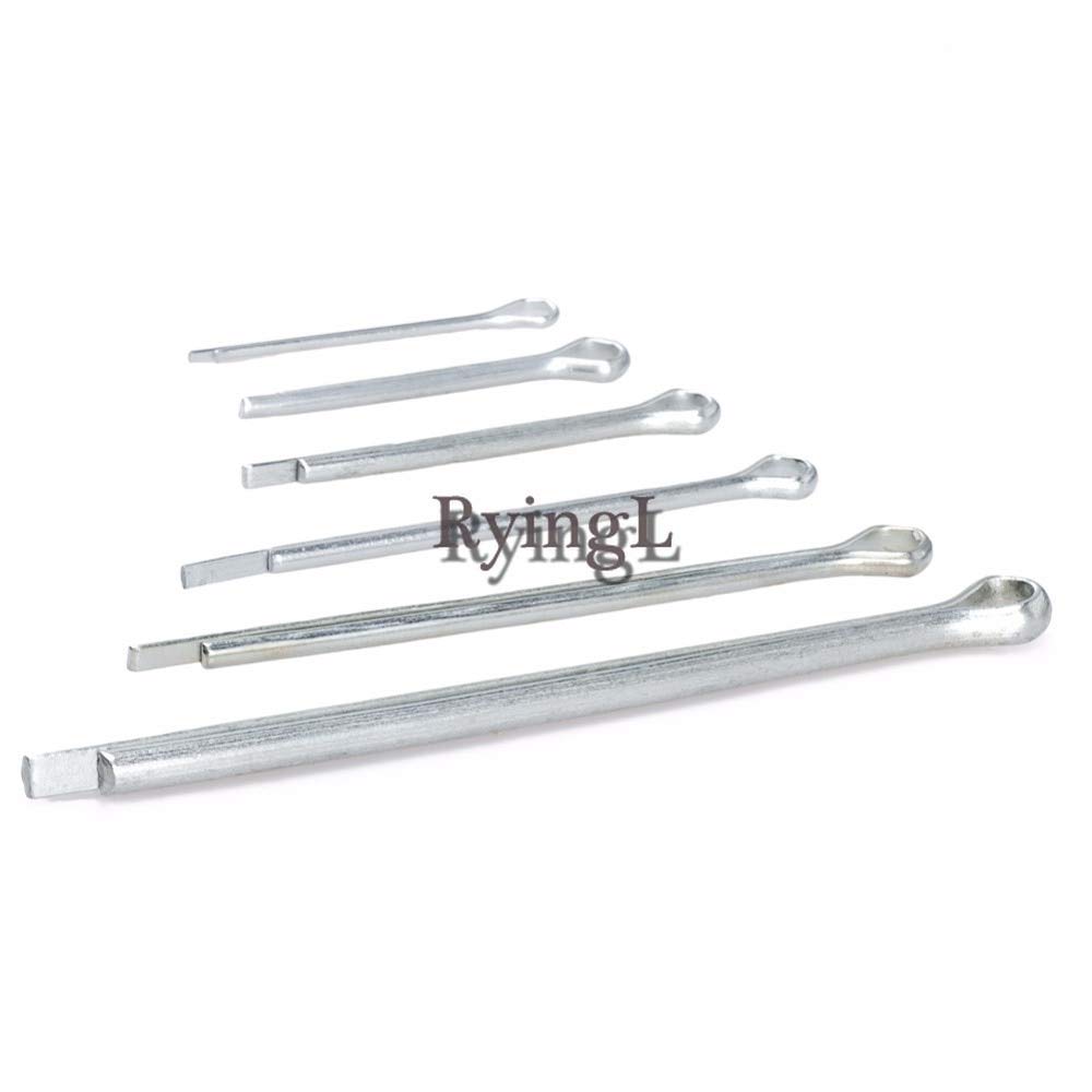 Ochoos 555Pcs Clevis Pin & Cotter Pin Assortment Kit - U-Shaped Hardware Repair Tool Set with Storage Box | Ideal for Automotive, Machinery, and DIY Home Repairs