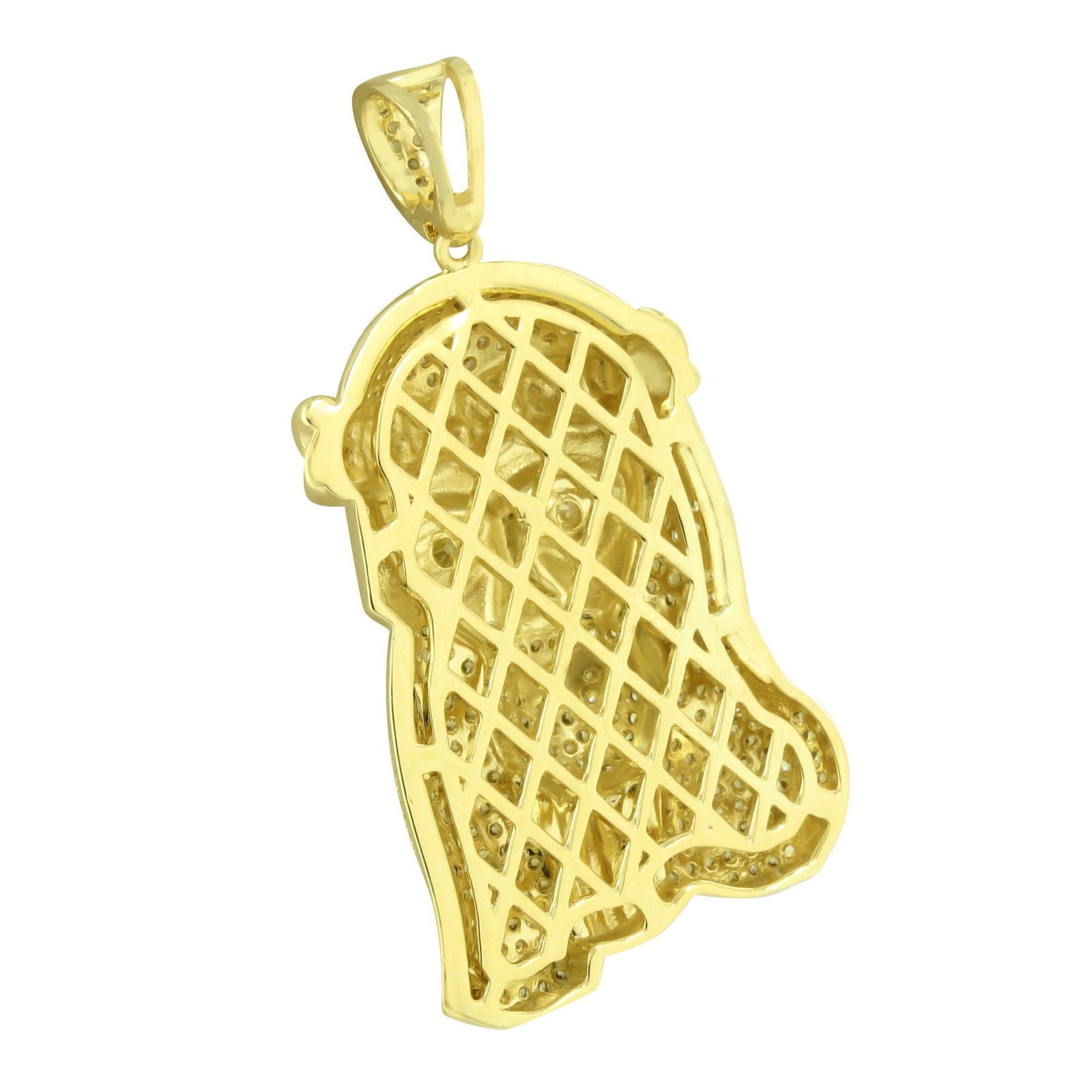 14K Gold Miami Cuban Jesus Pendant Necklace - Religious Jewelry for Men & Women - Perfect for Church, Gifts & Everyday Wear
