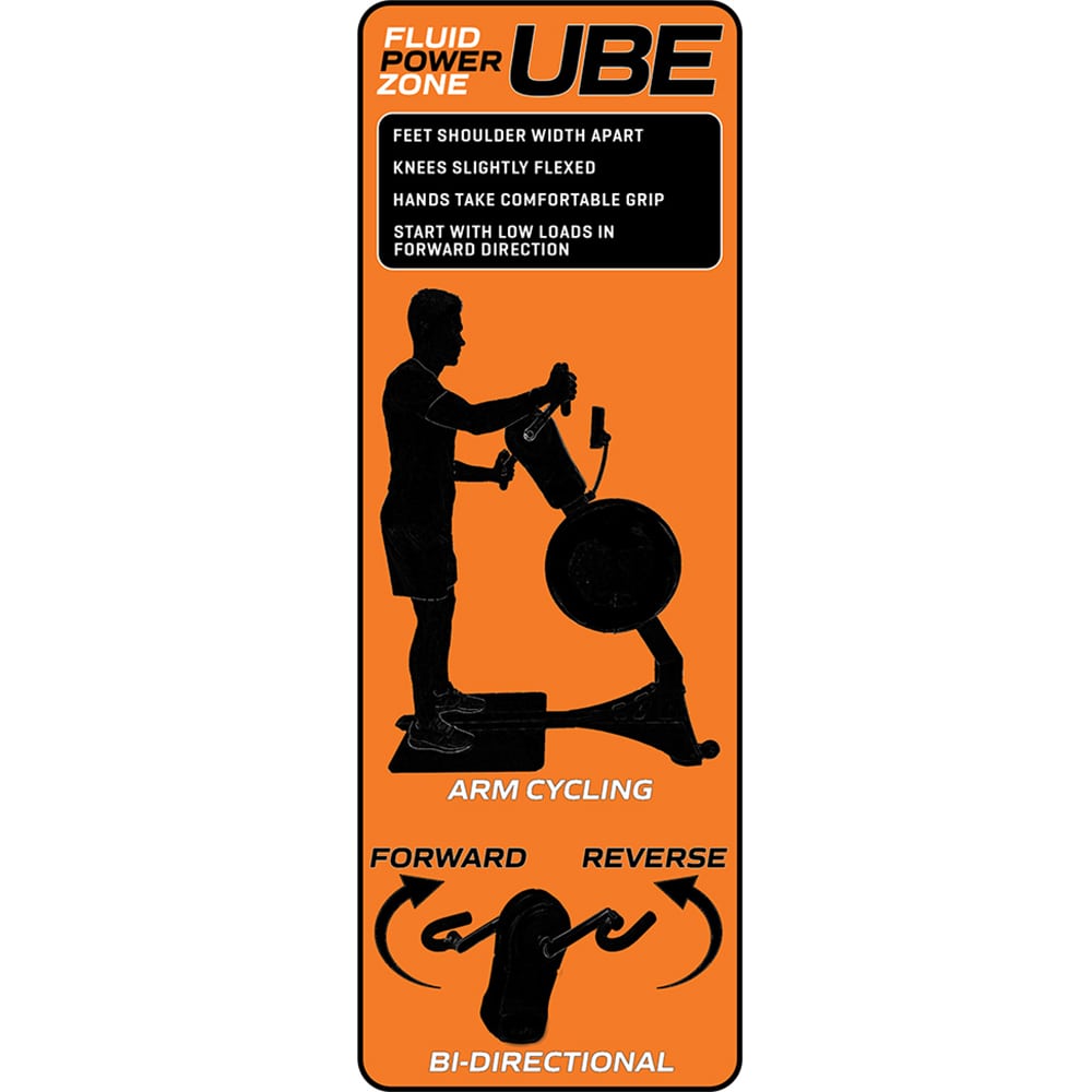First Degree Fitness FluidPower UBE - Upper Body Ergometer for Home Workouts, Cardio Training & Physical Therapy | Compact & Quiet Exercise Machine for Small Spaces