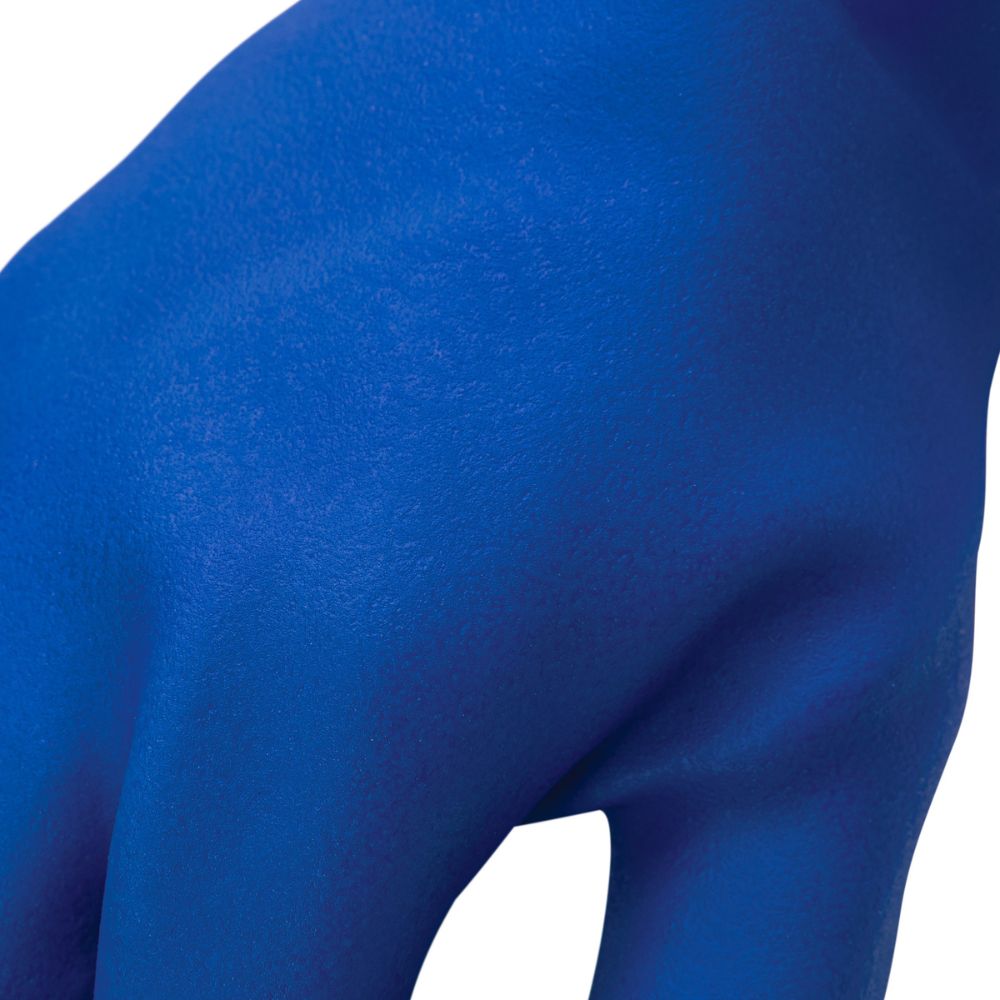 212 Performance BSHRC 03 013 Heat & Liquid Resistant Elbow Length Work Gloves - 3XL Blue/Black for Welding, Chemical Handling & Industrial Safety Protection