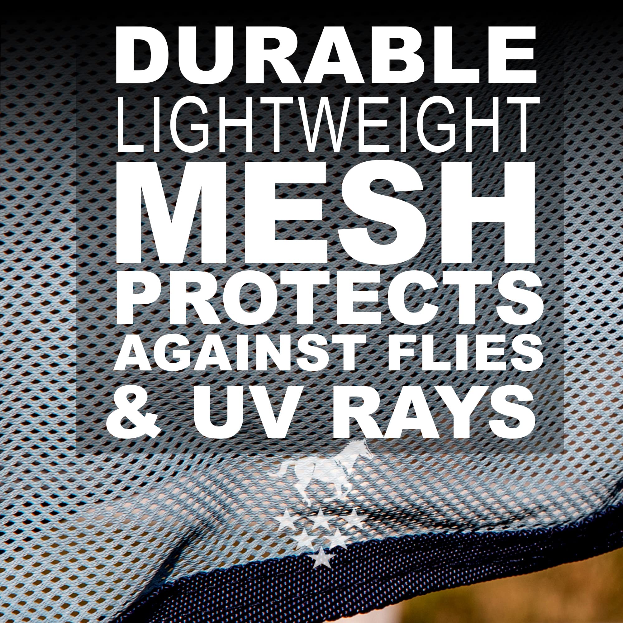 Professional's Choice Theramic Fly Sheet Sky 84 - Breathable Horse Fly Sheet for Summer Protection | Ideal for Training, Riding & Outdoor Activities