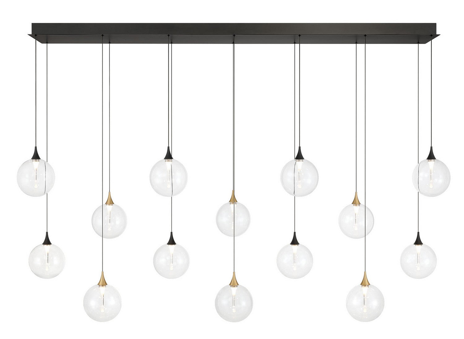 14-Light Crystal Chandelier for Dining Room - Elegant Modern Ceiling Light Fixture with LED Bulbs, Perfect for Home Decor, Wedding Venues & Restaurants