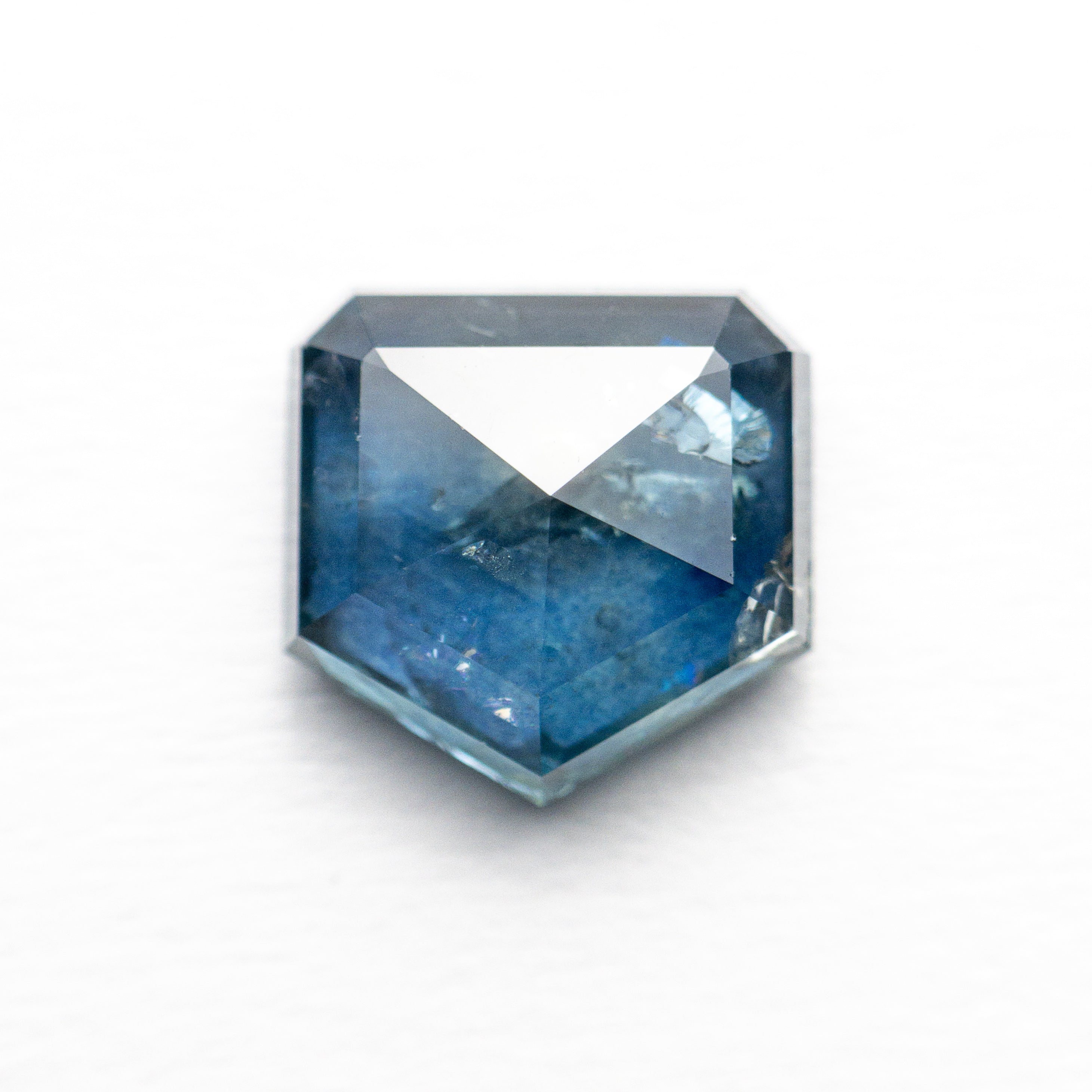 2.67ct Natural Shield Rose Cut Sapphire - 7.99x8.04x3.67mm Loose Gemstone for Jewelry Making (22434-52) | Perfect for Engagement Rings, Pendants & Custom Designs