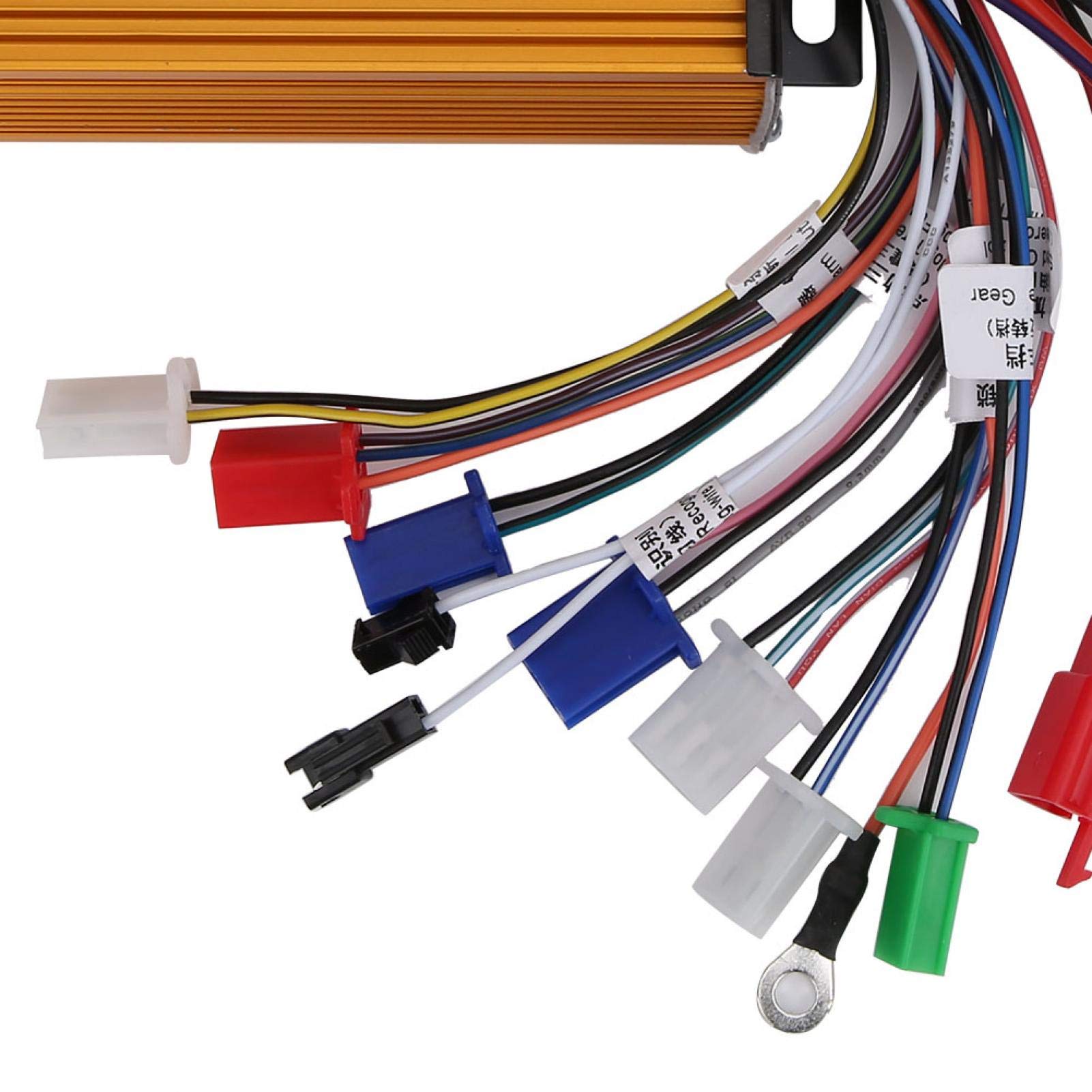 Brushless E-Bike Motor Controller - 12 Tube 3-Mode for Electric Scooters & Bikes