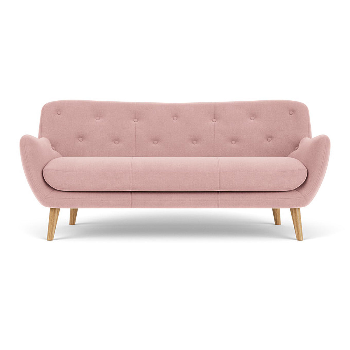 Herman Fabric 3-Seater Sofa - Modern Living Room Couch for Small Spaces, Comfortable Sectional Sofa for Apartment, Dorm & Home Decor | Perfect for Relaxing, Entertaining & Family Gatherings