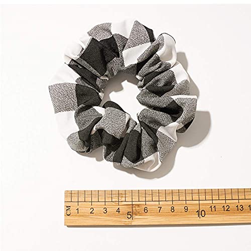 **Secarond 6-Pack Large Hair Scrunchies for Women & Girls - Soft Elastic Hair Bands, Thick Hair Ties, Ponytail Holders & Hair Accessories - Perfect for Workouts, Office & Everyday Styling**