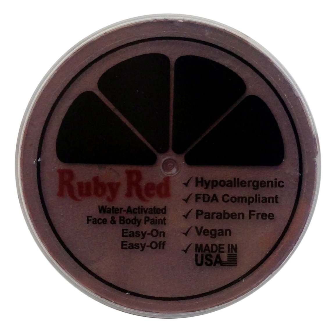 Professional Ruby Red Face Paint - 75ML (2.5oz) Water-Based & Safe for Skin - Perfect for Halloween, Cosplay, Theater & Body Art