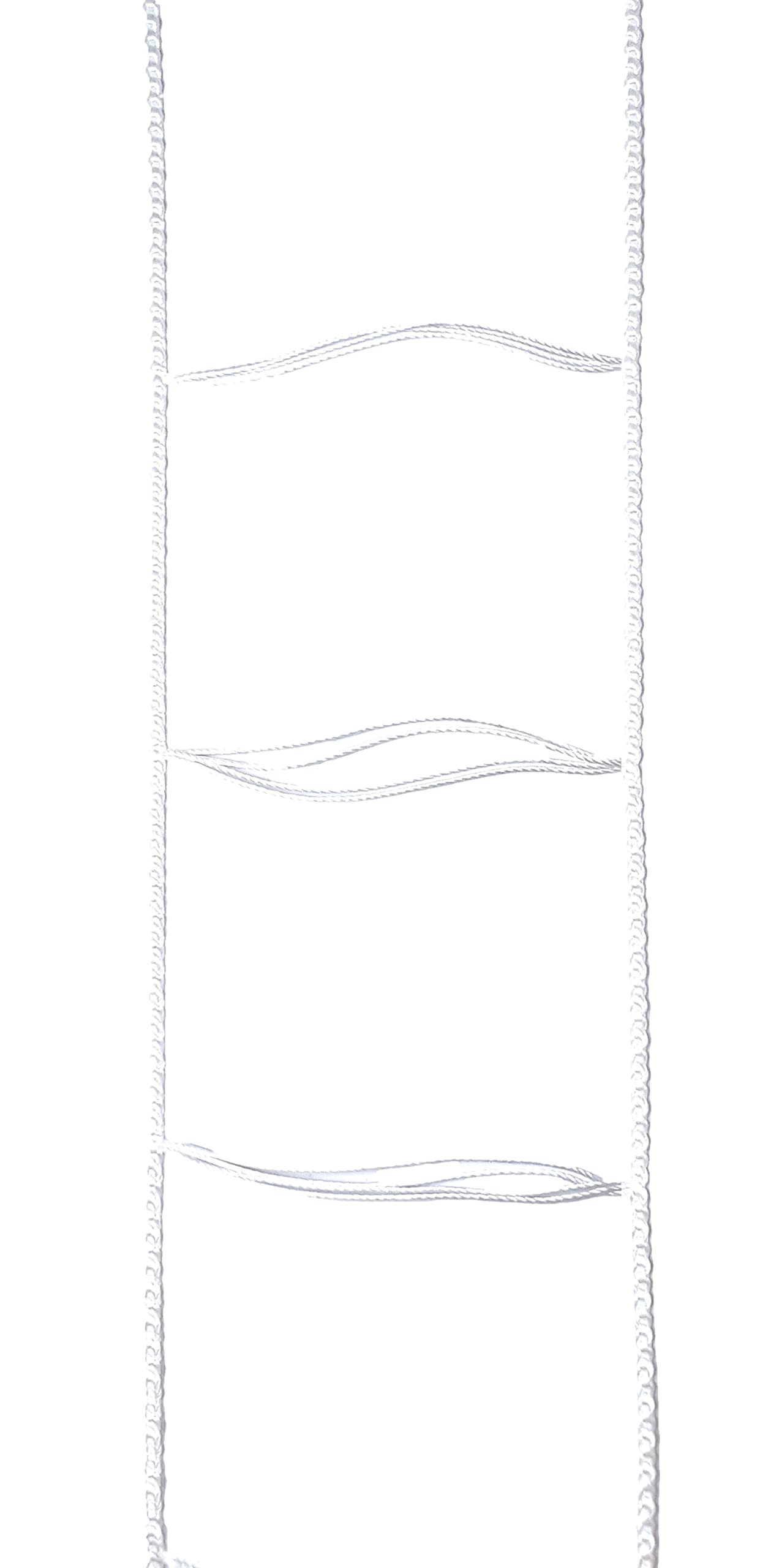 White Ladder String Tape for 2 Inch Blinds - 25 Feet Replacement Cord for Window Shades & Blinds - Perfect for Home, Office, and Classroom Window Treatments