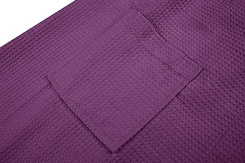 Women's Waffle Spa Bath Wrap Towel - Adjustable Closure Ultra Absorbent Cover Up for Shower, Pool & Beach - Soft Quick Dry Robe for Women After Bathing or Swimming