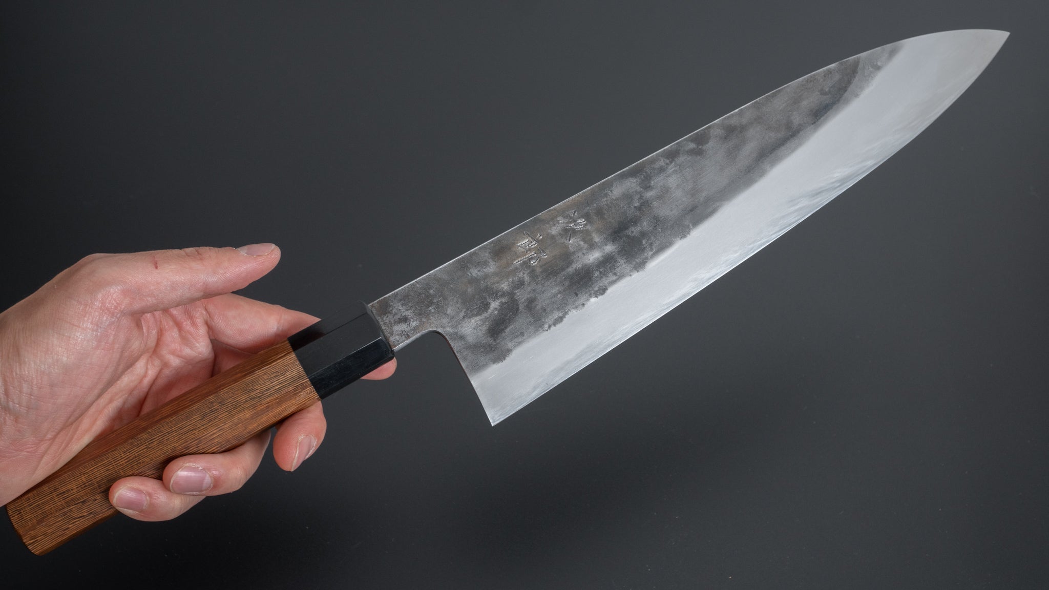 Premium Jiro Tsuchime Wa Gyuto 255mm Japanese Chef Knife with Taihei Tagayasan Handle (#264) - Perfect for Sushi, Meat Slicing & Professional Kitchen Use