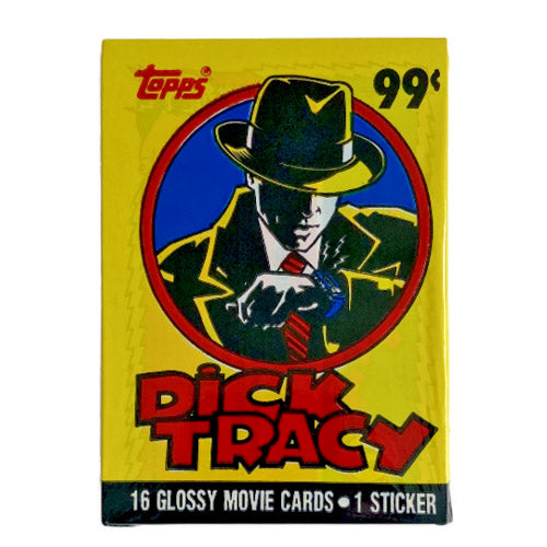 1990 Topps Dick Tracy Trading Cards - Unopened Vintage Baseball Card Pack - Perfect for Collectors & Nostalgic Gift Giving