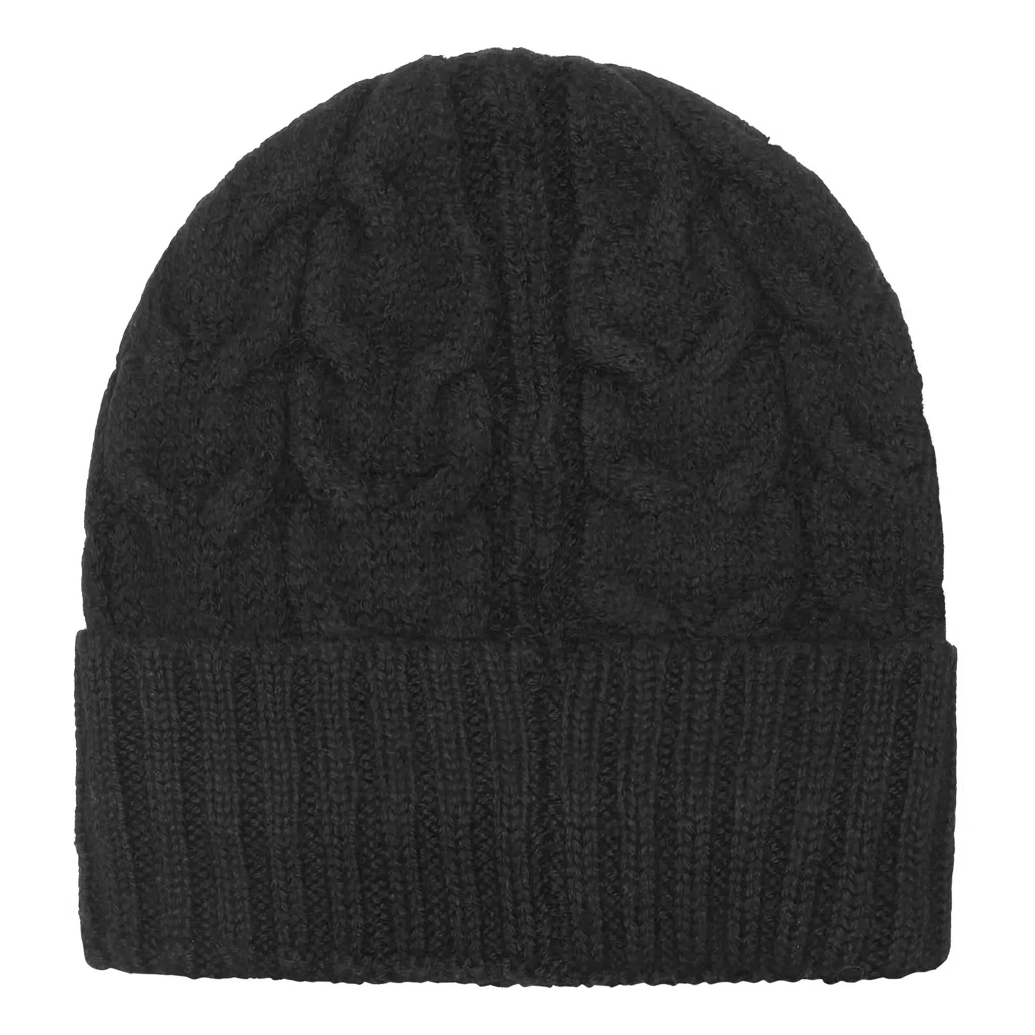 Moncler Logo Patch Kids Beanie - Preowned Luxury Winter Hat for Boys & Girls - Perfect for Cold Weather & Outdoor Activities