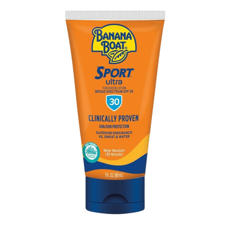 Banana Boat Sport Sunscreen SPF 30 - 3 oz Water-Resistant Sunblock for Outdoor Activities, Swimming & Sports - Broad Spectrum UVA/UVB Protection