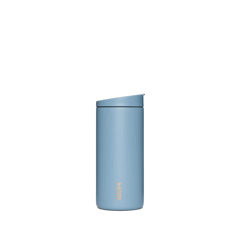 MiiR Flip Traveler 12oz Insulated Tumbler - Leakproof Travel Mug with Lid, Vacuum Stainless Steel, Home Blue - Perfect for Coffee, Tea & Cold Drinks On The Go