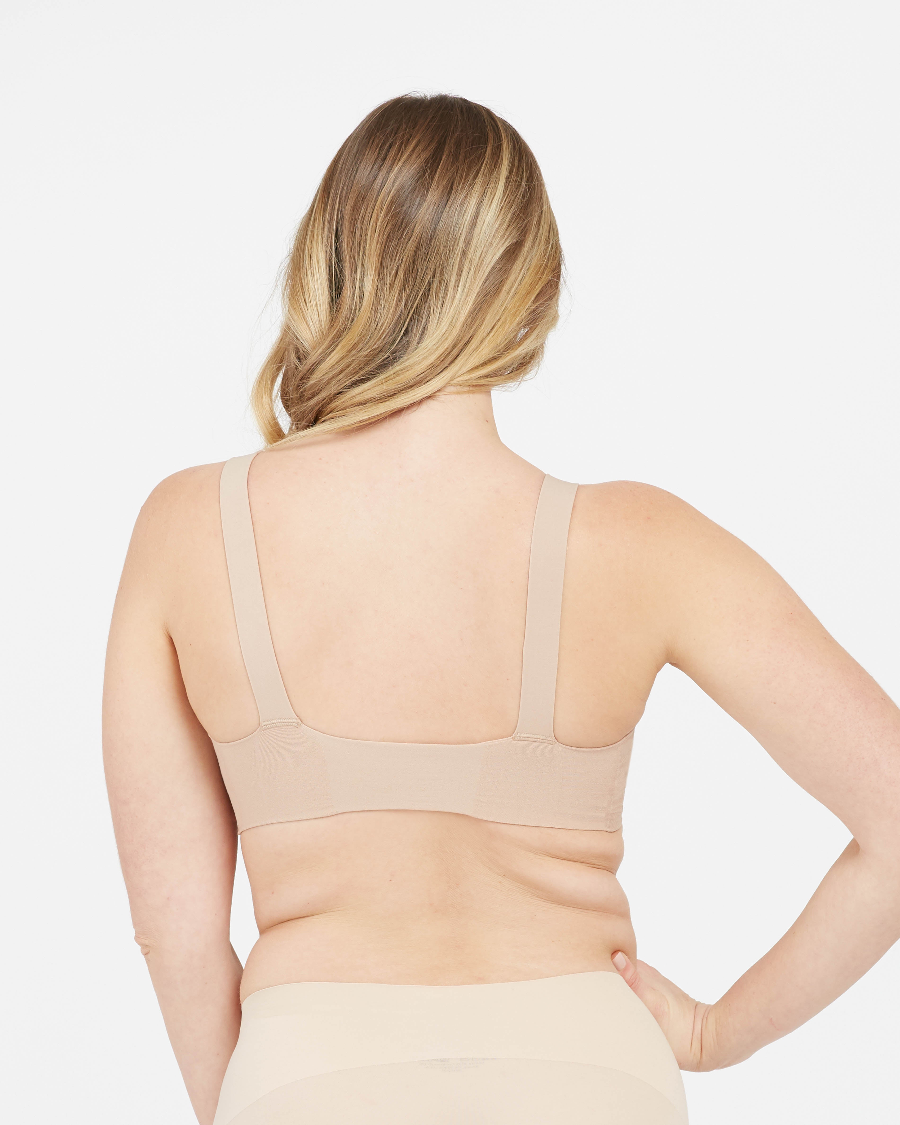 SPANX Smooth Comfort Lightly Lined Bralette - Wireless Support for Everyday Wear, Yoga & Lounge